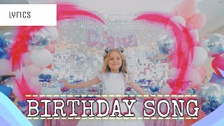 Diana and Roma Birthday Song lyricsfull songkids lyric songs from hannah simson REQUESTED [upl. by Ailedo]