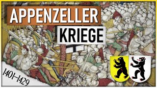 Die Appenzellerkriege 14011429  Gegen den St Galler Abt Reich und Kirche [upl. by Filmore]