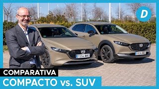 SUV o compacto ¿qué es mejor Mazda CX30 vs Mazda 3  Diariomotor [upl. by Mirisola]