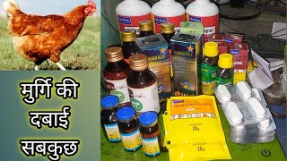 Bimar murgi ke medicine  मुर्गी के दबाई कहा मिलेगा  lixen powder vimral livar tonic antibiotics [upl. by Refitsirhc]