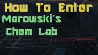 Fallout 4  How to Enter Marowskis Chem Lab [upl. by Messab]