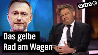 Immer Streit zwischen FDP und Grünen mit Max Giermann als Robert Habeck  extra 3  NDR [upl. by Keelia]