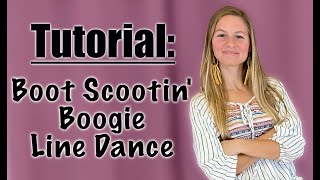 Boot Scootin Boogie Line Dance Tutorial [upl. by Enaitsirk946]