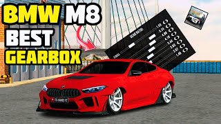 BMW M8 BEST GEARBOX SETTING IN CAR PARKING MULTIPLAYER [upl. by Nadia]