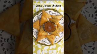 Restaurant Style Crispy Samosa at Home  full recipe short [upl. by Nwotna]