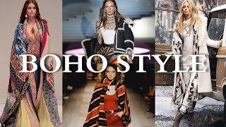 Boho Chic Outfits  Boho Style Fall amp Winter Outfit Ideas  Boho Style  Boho [upl. by Nehtan995]