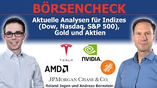 Starke Börsenwoche 📈 Inflationsdaten und Zinsphantasie 📉 Aktien Tesla AMD Nvida JPMorgan Chase [upl. by Dareg155]