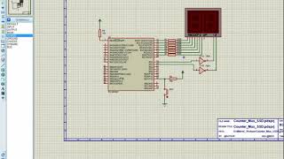 Microcontroller twodigit counter with multiplexed seven segment display [upl. by Starbuck]