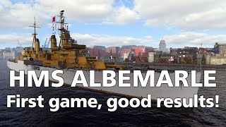 World of Warships HMS Albemarle seems very good 1440P [upl. by Fleta]