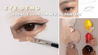 OIL PAINTING FOR BEGINNERS  demo color mixing tips on portrait painting and more [upl. by Katie231]