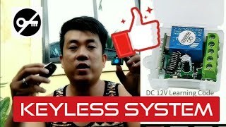 Paano iinstall 433mhz remote switch reciever tagalog install 433mhz remote keyless system sa motor [upl. by Anihsak]