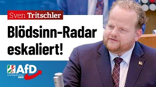 BlödsinnRadar eskaliert – Sven Tritschler AfD [upl. by Kippar]