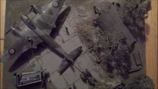 AIRFIX MOSQUITO RE FUEL DIORAMA [upl. by Nylrahc]