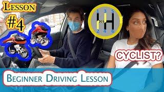 Beginner Driving Lesson on Awareness and Planning  Dealing with Cyclist and Using 34th Gear [upl. by Siloa]