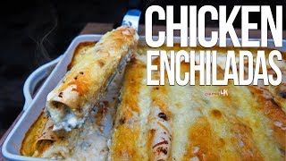 The Best Chicken Enchiladas  SAM THE COOKING GUY 4K [upl. by Lounge]