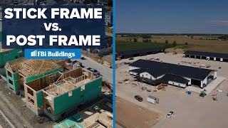 Stick Frame vs Post Frame Construction Key Differences Explained [upl. by Latea]