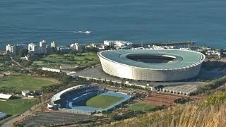 Südafrika Hochgeklappte Sitze in den WMStadien [upl. by Sanborn]