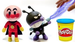 DibusYmas BAIKIMAN バイキンマン Anpanman cartoon stop motion animation clay play doh [upl. by Adar338]