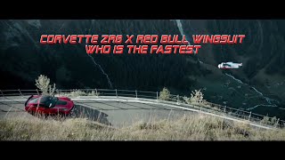 CORVETTE ZR6 X RED BULL WINGSUIT  EXTENDED VERSION [upl. by Lashonde]