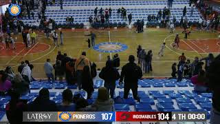 PIONEROS VS INDOMABLES EN VIVO [upl. by Christabelle]