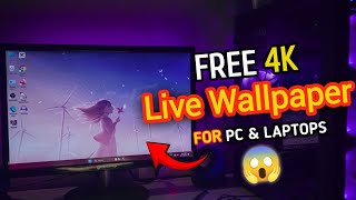 FREE 4K Live Wallpaper for PC amp Laptop। 2 मिनट HD Wallpaper लगाना सीखें [upl. by Spanos]