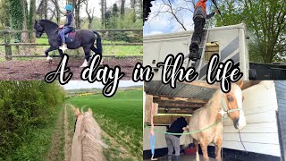 SPEND A BUSY SUNDAY AT THE STABLES WITH US  RIDING THE HORSES AND STARTING THE SPRING CLEAN [upl. by Addiel265]