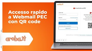 Accesso rapido a Webmail PEC con QR code [upl. by Elleval]