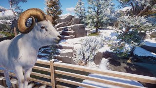 🐑 Dall Sheep Habitat speedbuild  Planet zoo  Sandbox [upl. by Magel]