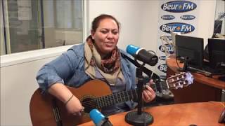 Beur FM  Live Samira Brahmia  quotAd ezzi ssaâquot Slimane Azem cover [upl. by Lemmuela]