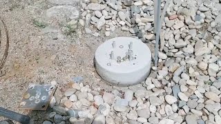 소형기둥 기초 만들기 물수평 맞추기 기초물수평 기본물수평 water Leveling [upl. by Airtap739]