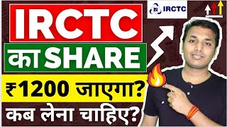 IRCTC  अब क्या करें IRCTC Share Latest News  IRCTC India Share Analysis  IRCTC Share Target [upl. by Annekim]