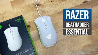 Razer Deathadder Essential Mercury White Mouse Review [upl. by Cassondra]