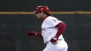 1993 WS Gm4 Daultons homer gives Phils a 97 lead [upl. by Darn]