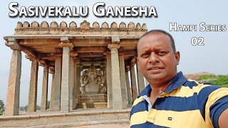 Hampi 02 Sasivekalu Ganesha Temple ಸಾಸಿವೆಕಾಳು ಗಣೇಶ UNESCO world heritage Bellary Karnataka Tourism [upl. by Seravat]