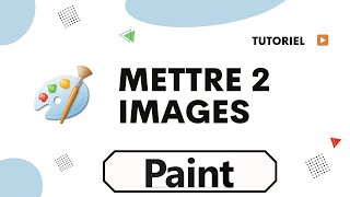 Comment superposer 2 images sur paint [upl. by Korwin]