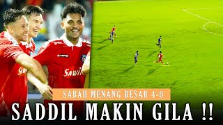 SUMBANG 1 ASSIST  Full Individual Skill Saddil Ramdani  Sabah vs Sri Pahang Liga Super Malaysia [upl. by Dnaletak168]