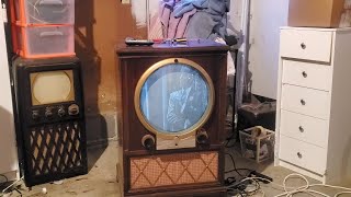 1950 Zenith Porthole Television 2021 UPDATE [upl. by Otxilac310]