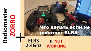 Radiomaster ZORRO Что нажать если не работает внутренний модуль ELRS 24GHz not working EDGETX [upl. by Ahsenev]