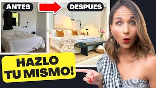 HAZ TU DORMITORIO LUJOSO Fácil y Rápido Tú Mismo 😱 Top 10 Tips Diseño de Interiores Elegantes [upl. by Koah]