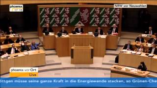 14032012  Der Landtag in NRW löst sich auf [upl. by Dnalyaw]