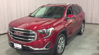 2018 GMC Terrain SLT Panoramic Sunroof AWD Red Oshawa ON Stock 180258 [upl. by Notpmah]