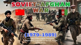 SovietAfghan War 1979–1989 conflict where Afghan insurgents supported by US fought Soviet forces [upl. by Mali]