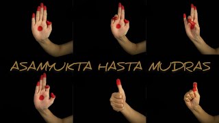 ASAMYUKTA HASTA  single hand gestures with meaning  kaladarpan  bharatnatyam  classical dance [upl. by Kcyred]