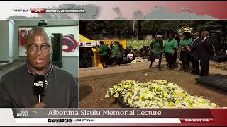 Albertina Sisulu memorial lecture Samkele Maseko updates [upl. by Zipporah]