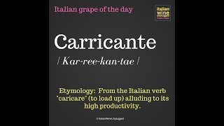 Carricante [upl. by Juliette]