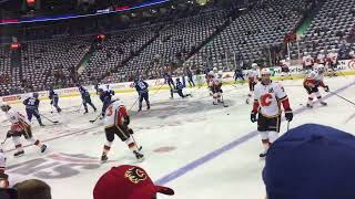 Jagr warming up with Calgary Flames [upl. by Assi80]