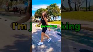 Jaywalking funny comedy relatable jokes learnenglish english englishtips [upl. by Avlem734]