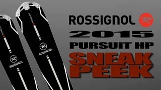 2015 Rossignol quotPursuit HPquot Frontside Carving Ski Review [upl. by Miahc662]