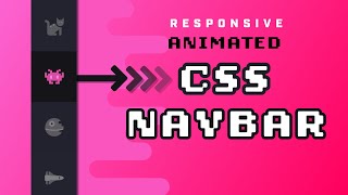 Animated Responsive Navbar with CSS  Plus Other Useful Tricks [upl. by Iaka]