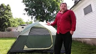 Guidesman 9 x 7 Six Person Dome Tent From Menards [upl. by Eyaf]